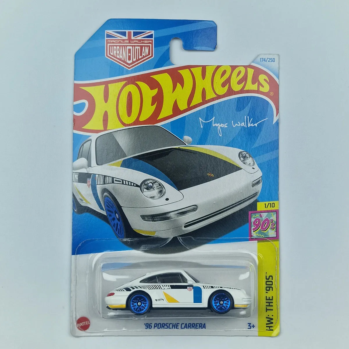 Hot Wheels 96 Porsche Carrera White