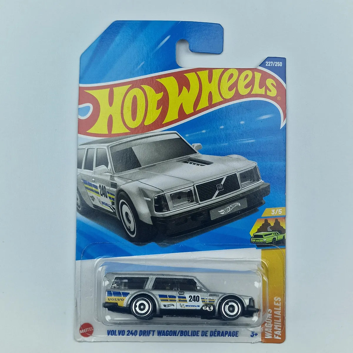 Hot Wheels Volvo Drift Wagon Silver