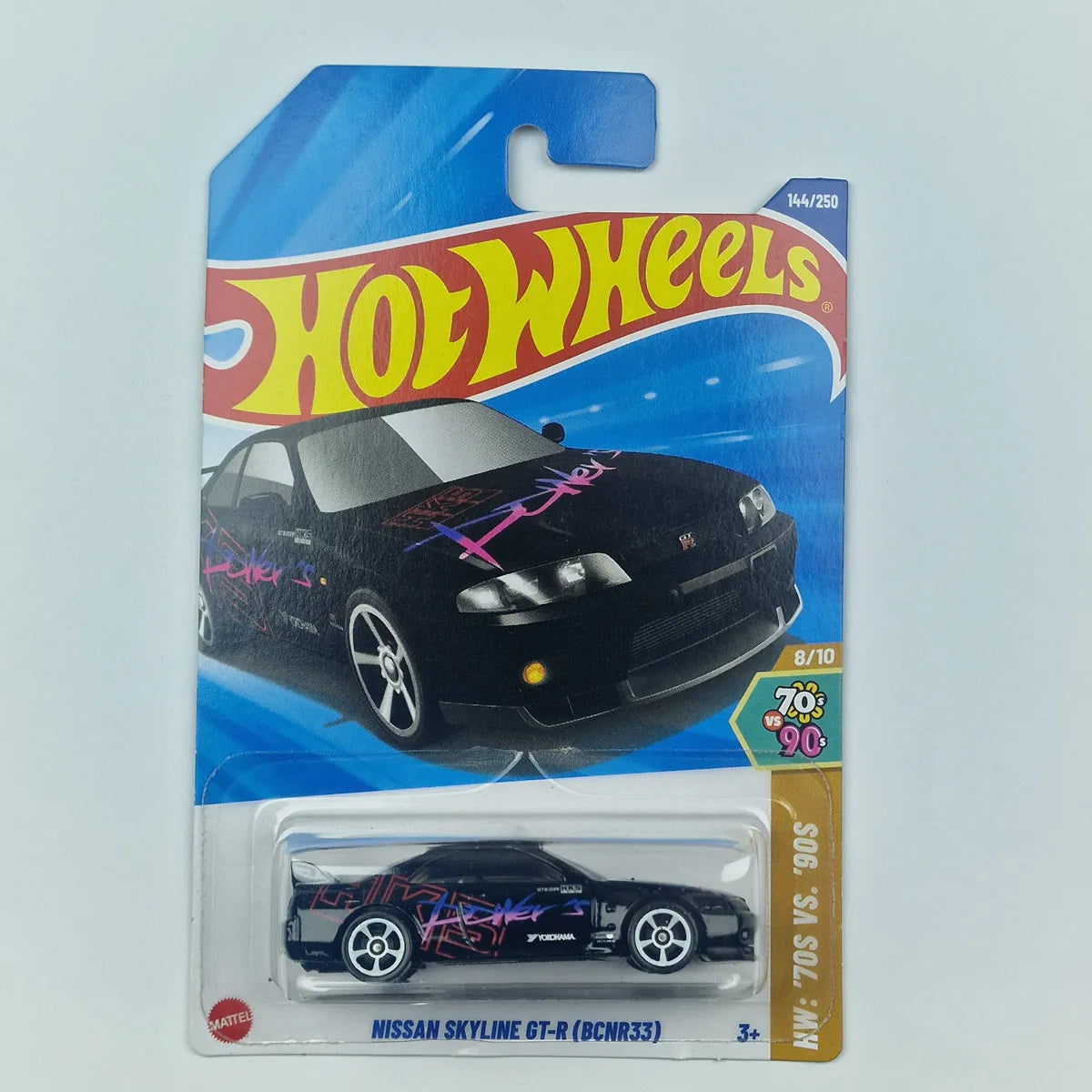 Hot Wheels Nissan Skyline GT-R (BCNR33) Black