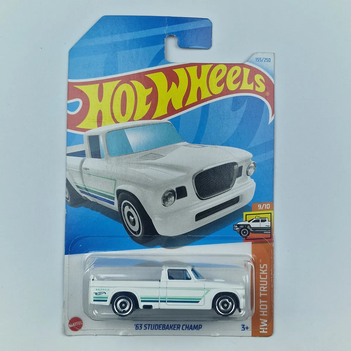 Hot Wheels 63 Studebaker Champ white