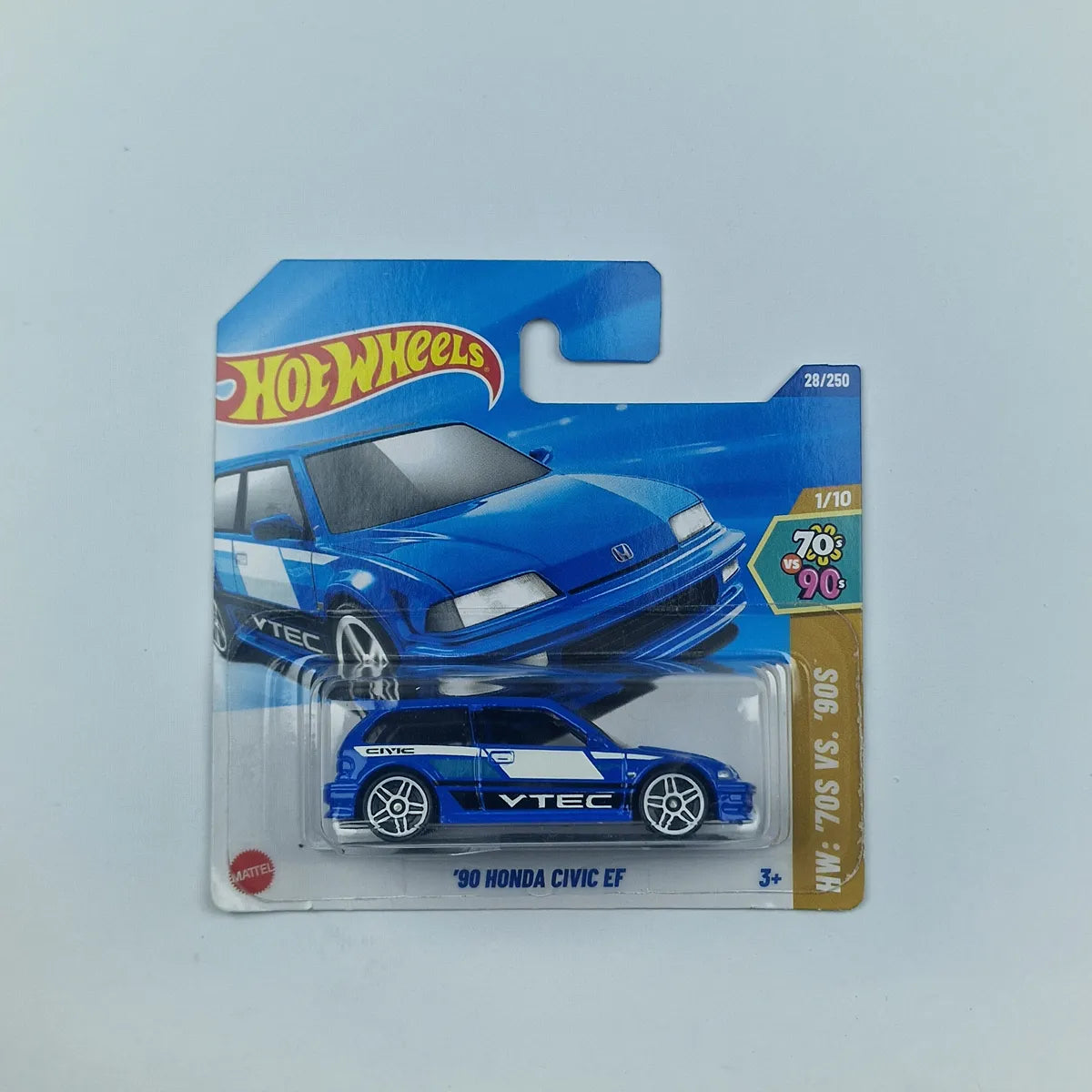 Hot Wheels 90 Honda Civic EF Blue