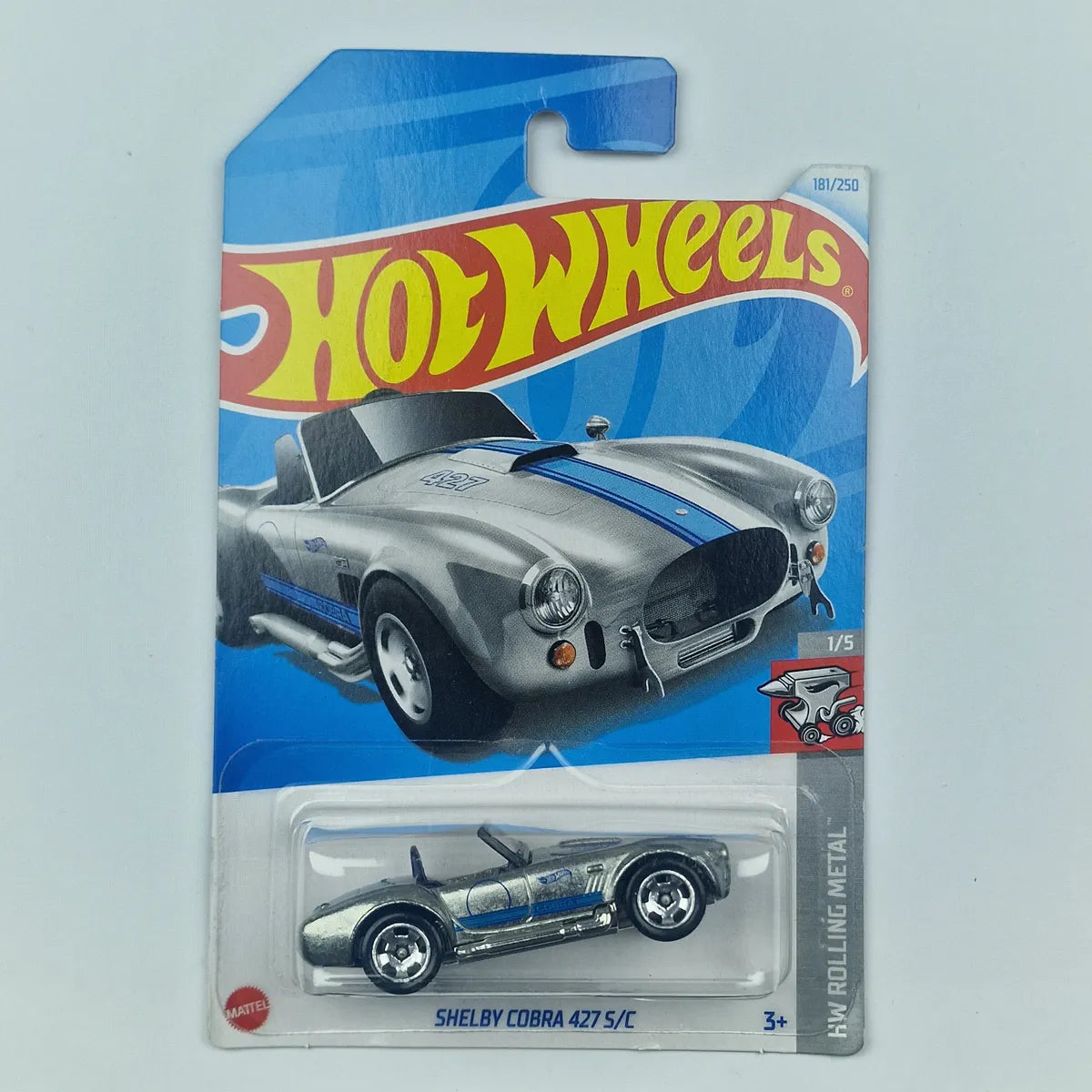 Hot Wheels Shelby Cobra 427 S/C Chrome