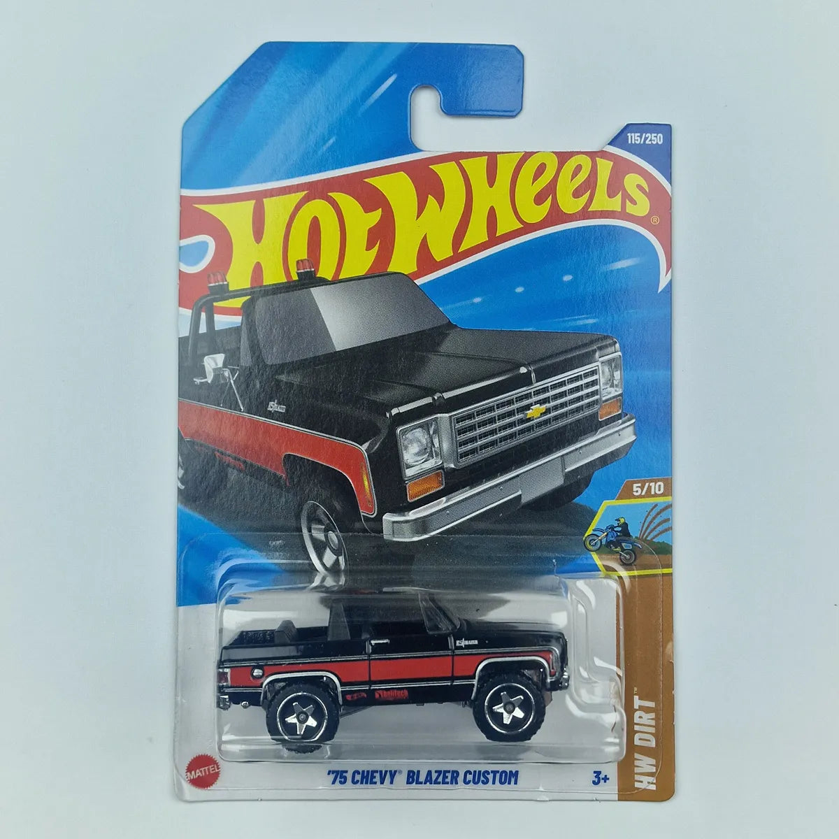 Hot Wheels 75 Chevy Blazer Custom Black