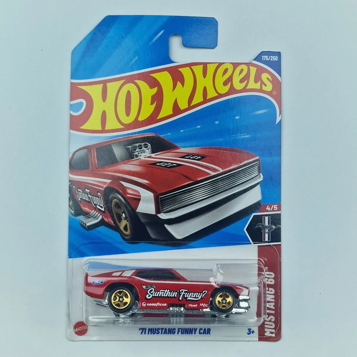 Hot Wheels 71 Mustang Funny Car Red