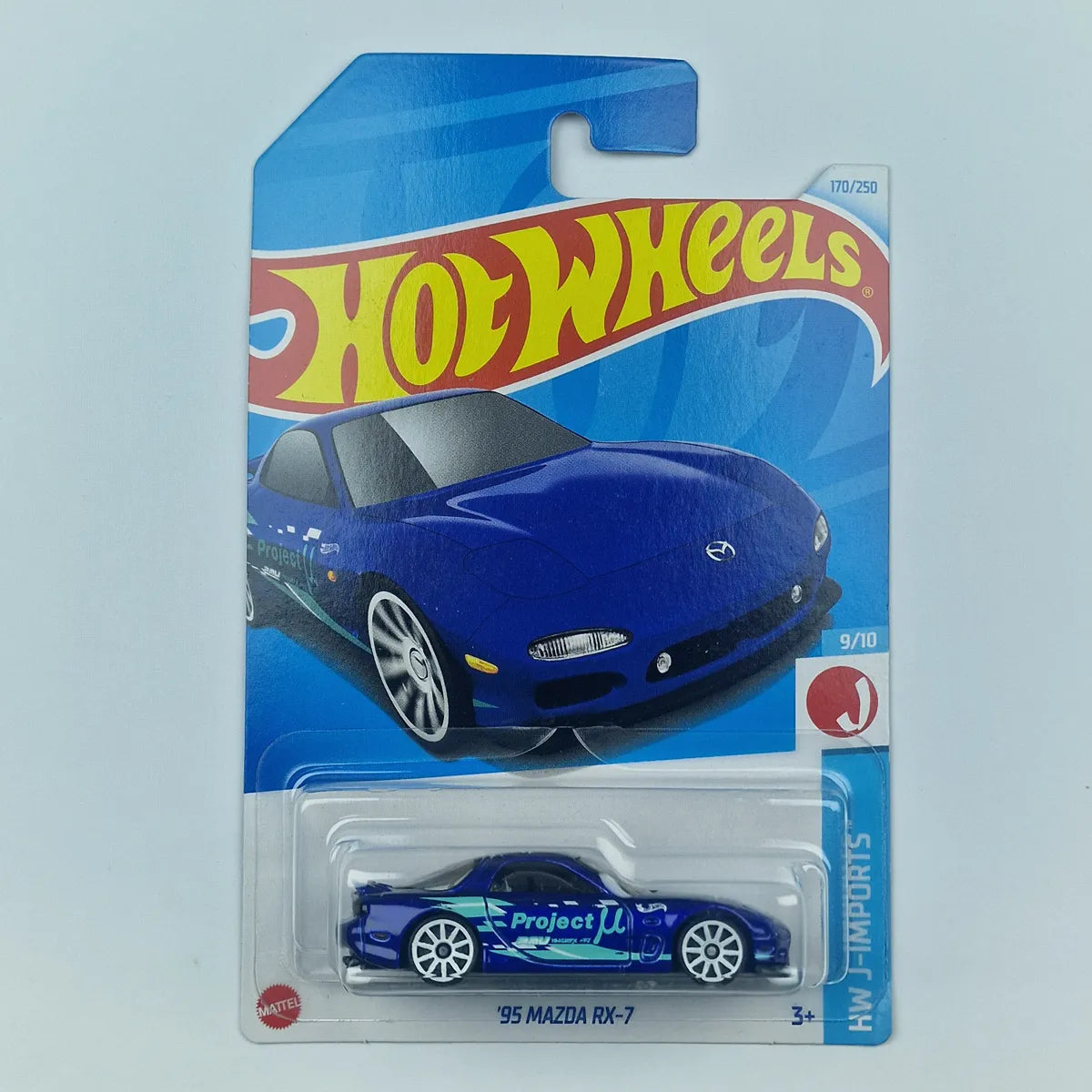 Hot Wheels 95 Mazda RX-7 Blue