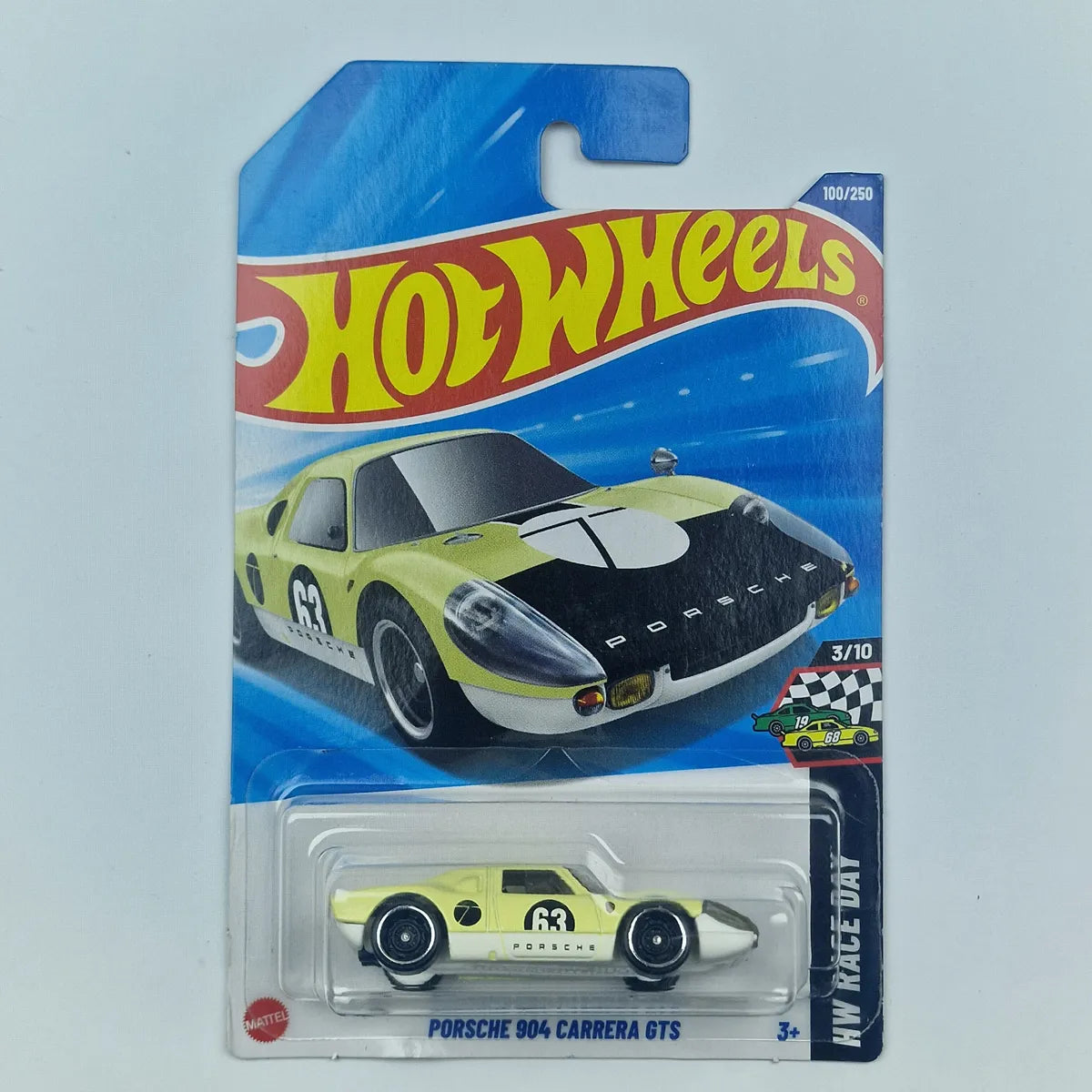 Hot Wheels Porsche 904 Carrera GTS Yellow