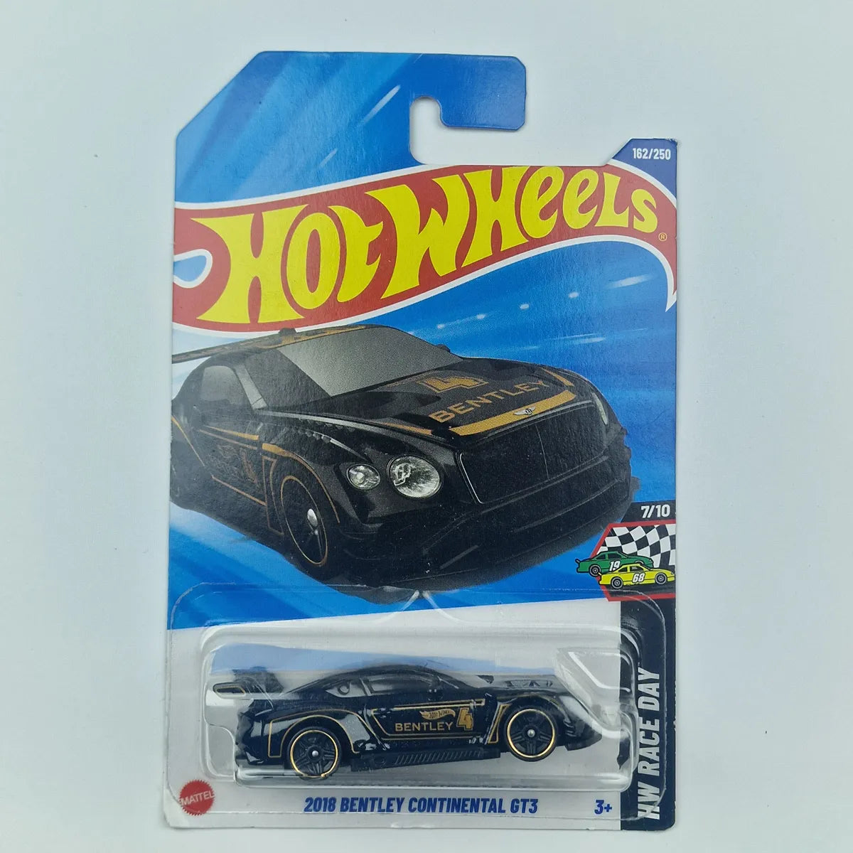 Hot Wheels 2018 Bentley Continental GT3 Black