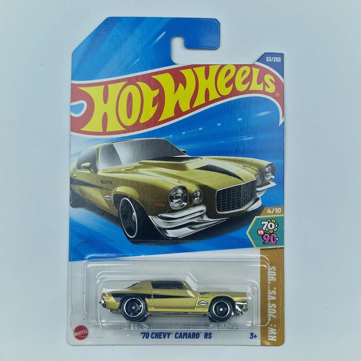 Hot Wheels 70 Chevy Camaro RS Golden