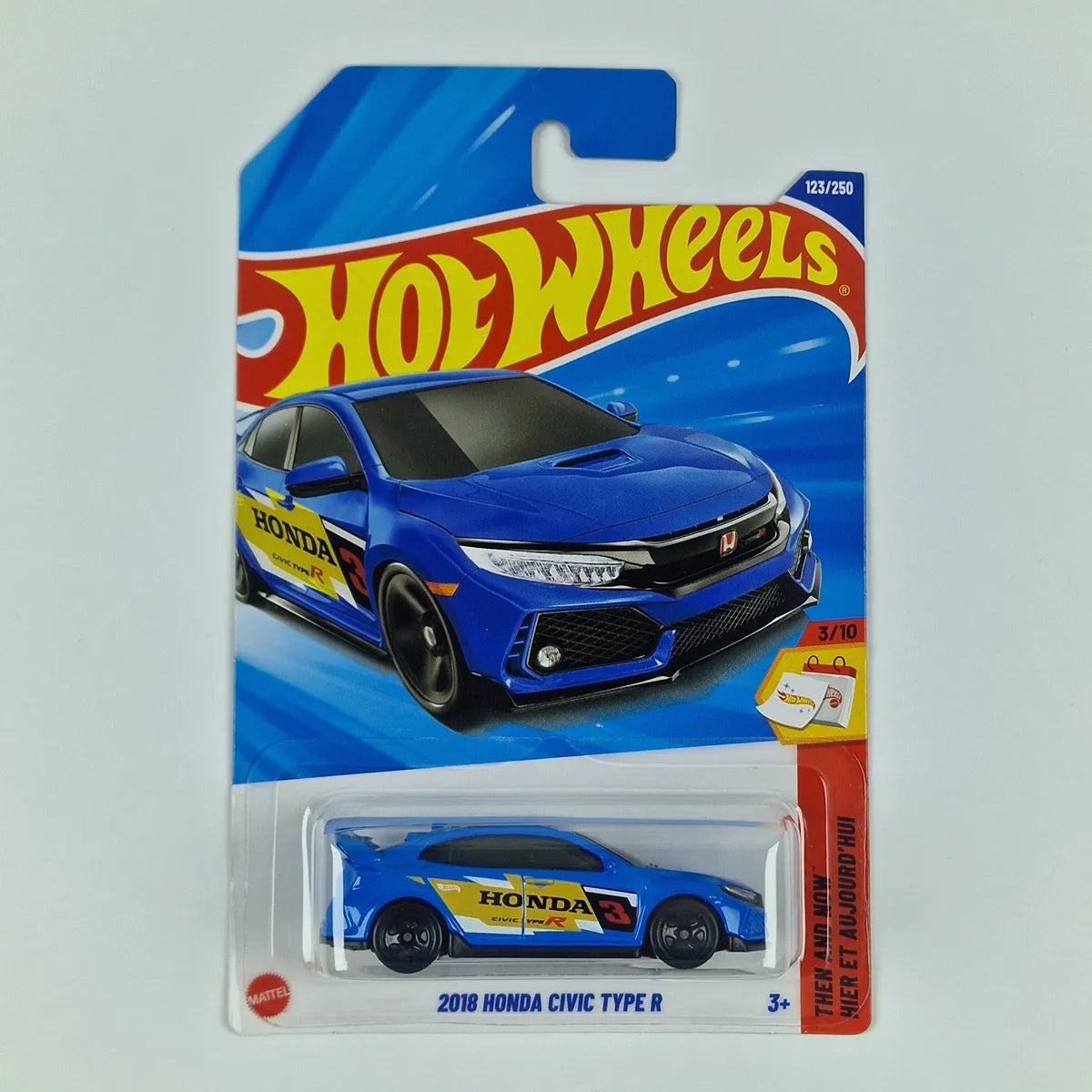 Hot Wheels 2018 Honda Civic Type R Blue