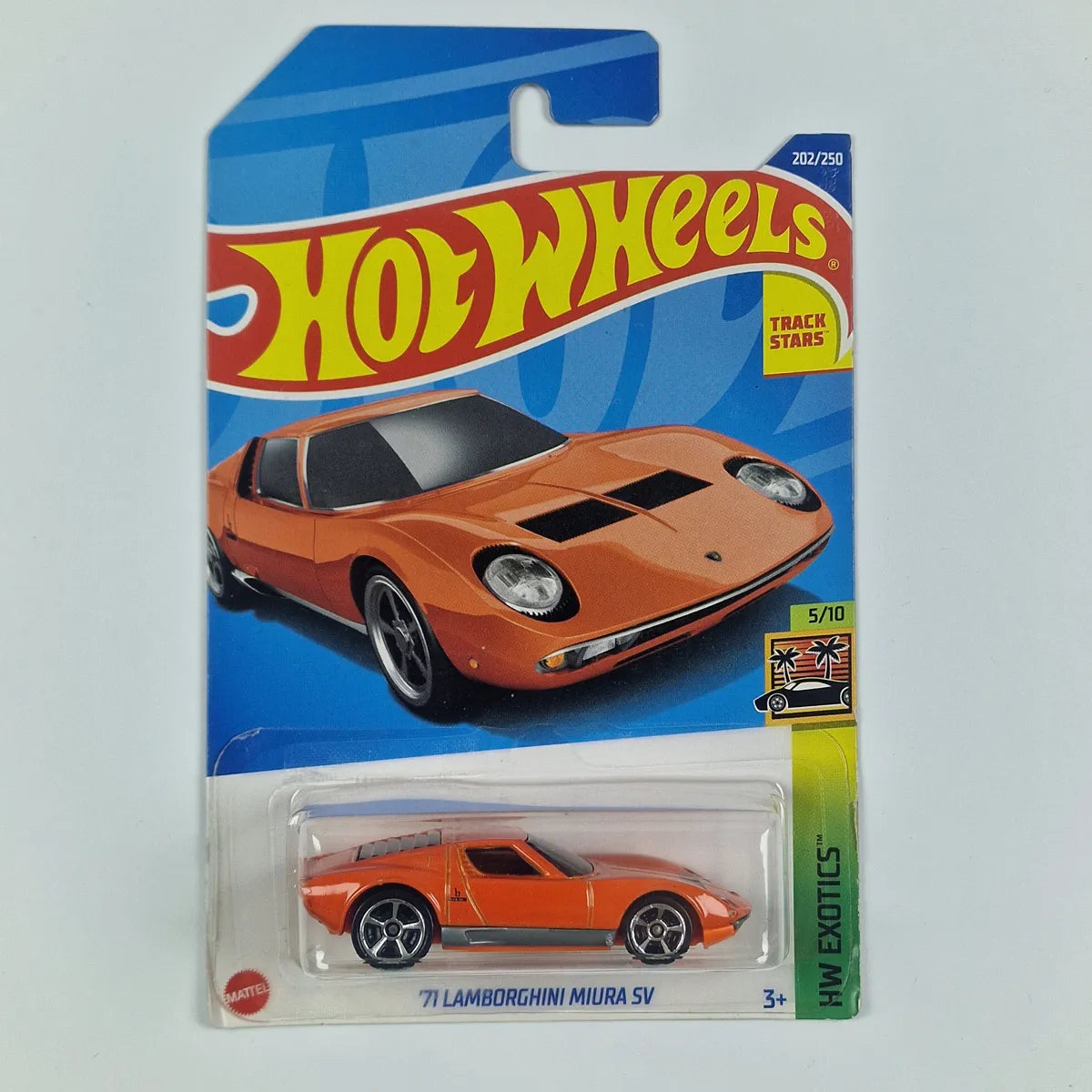 Hot Wheels 71 Lamborghini Miura SV Orange