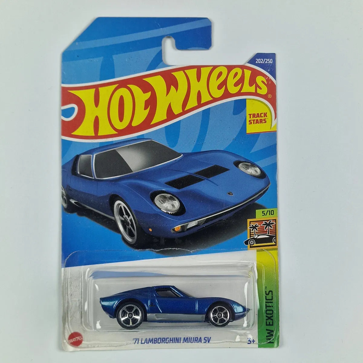 Hot Wheels 71 Lamborghini Miura SV Blue