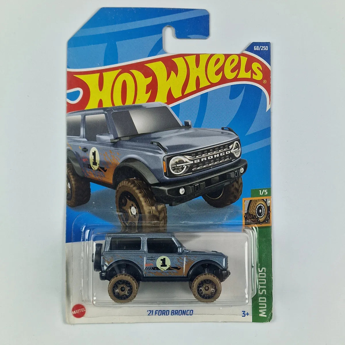 Hot Wheels 21 Ford Bronco Blue