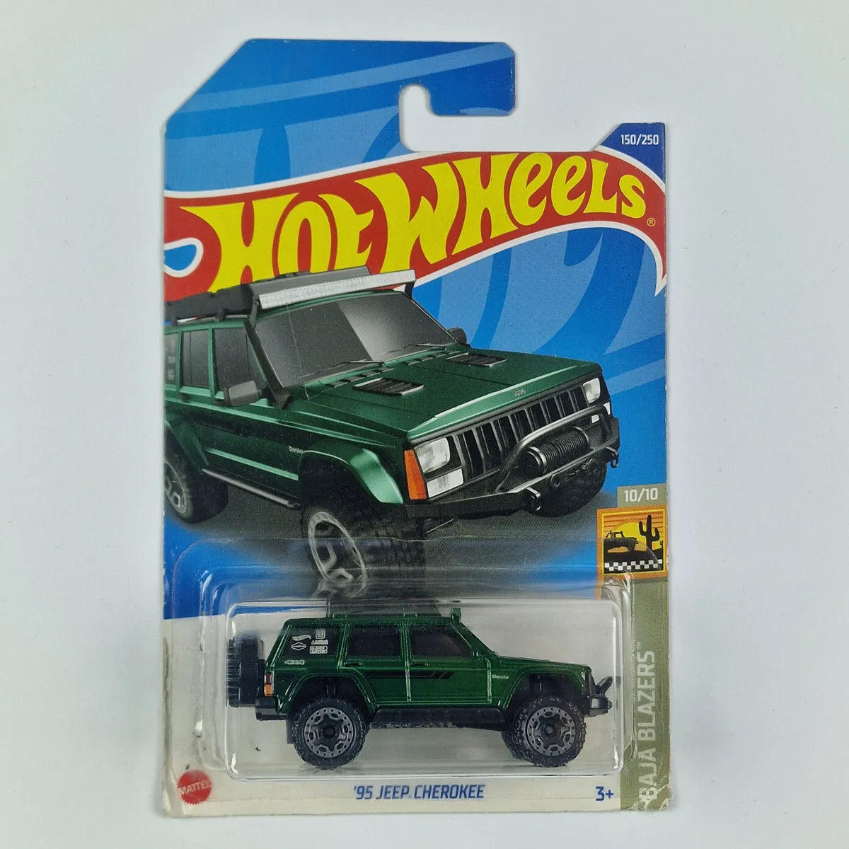 Hot Wheels 95 Jeep Cherokee Green