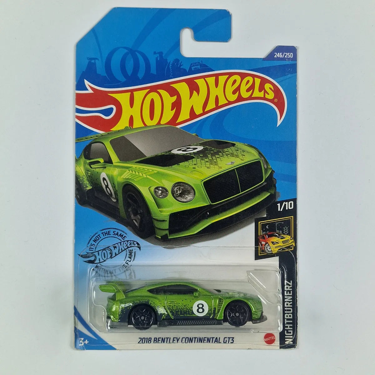 Hot Wheels 2018 Bentley Continental GT3 Green