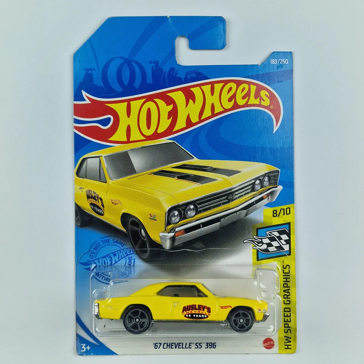 Hot Wheels 67 Chevelle SS 396 Yellow