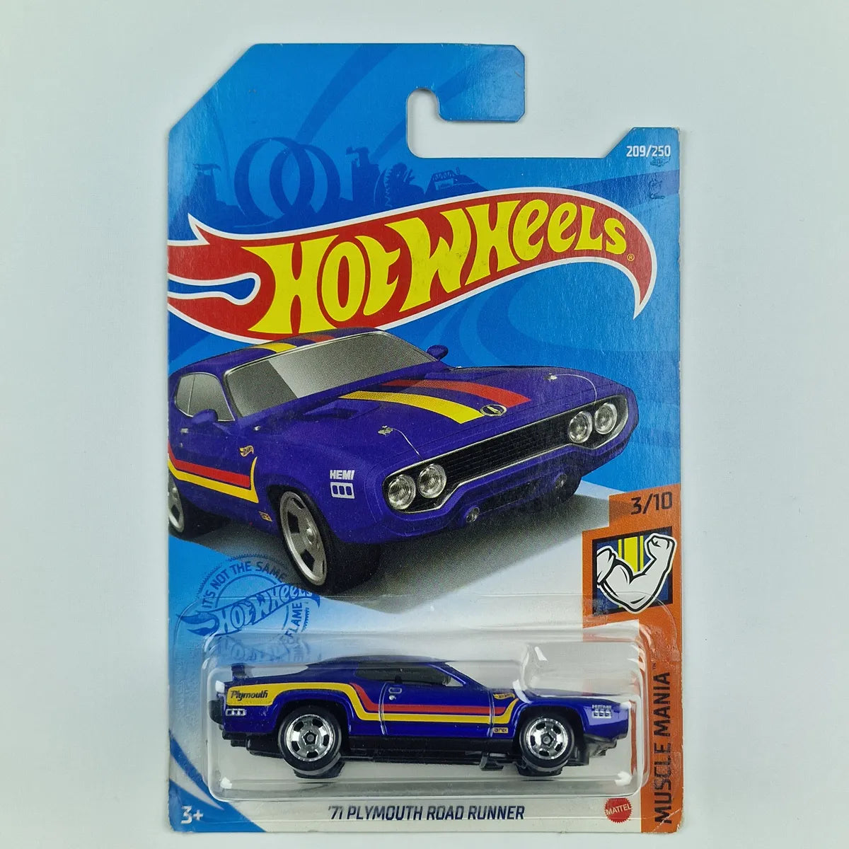 Hot Wheels 71 plymouth Road Runner Blue
