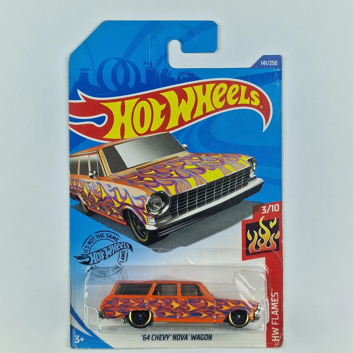 Hot Wheels 64 Chevy Nova Wagon Orange