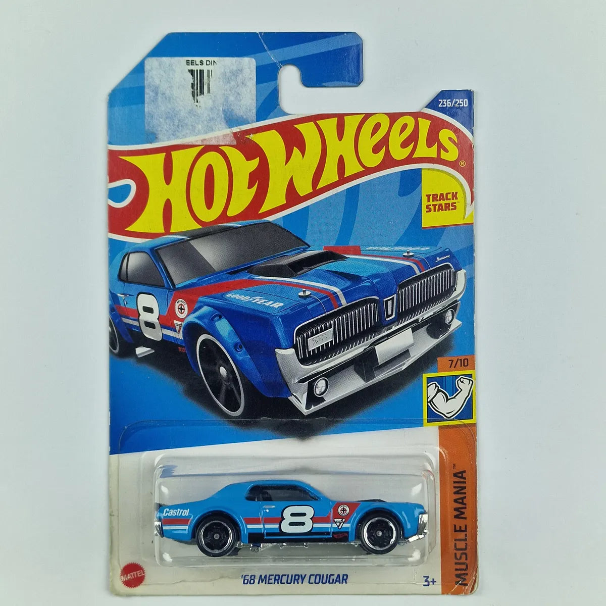 Hot Wheels 68 Mercury Cougar Blue
