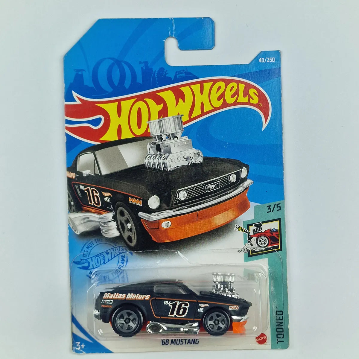 Hot Wheels 68 Mustang Black
