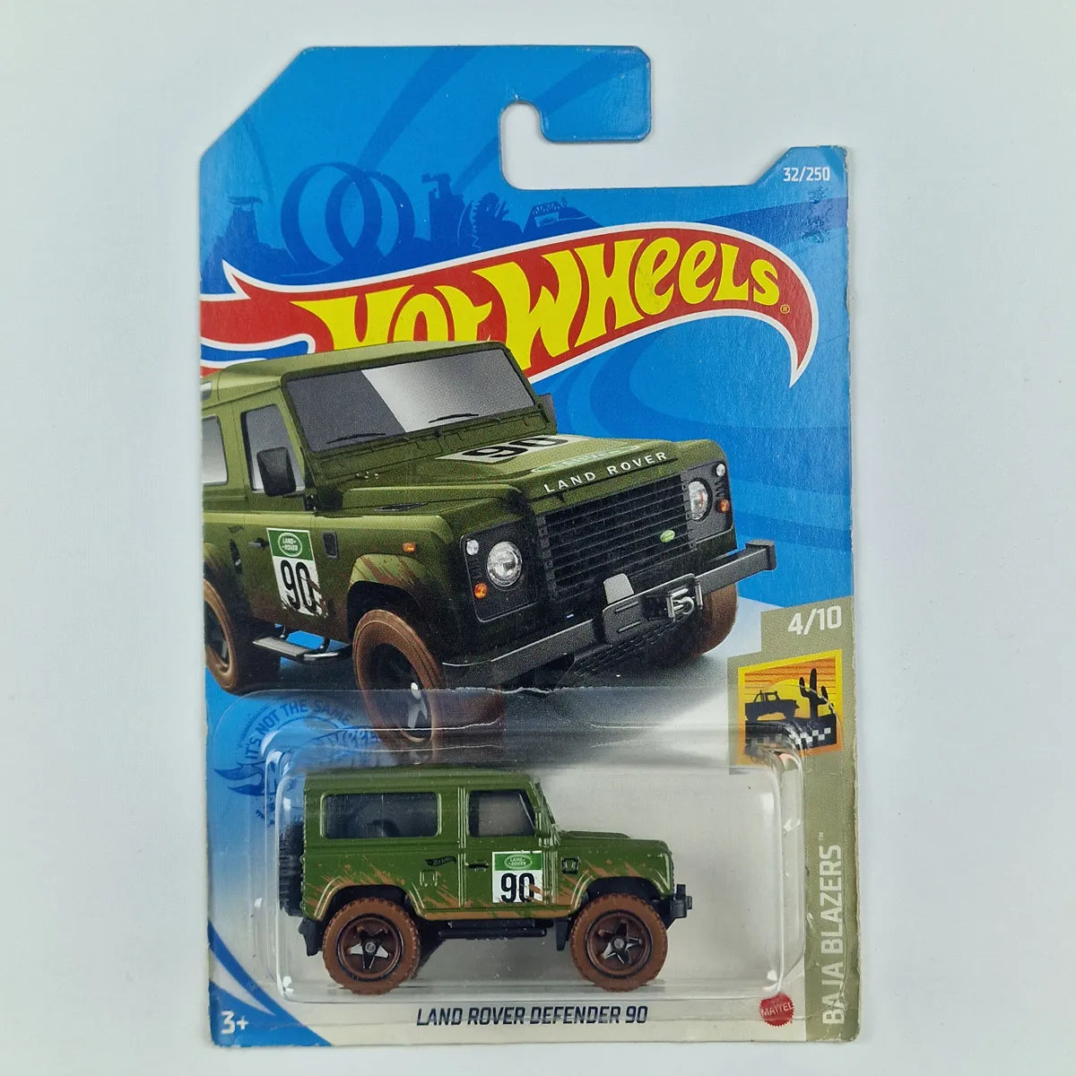 Hot Wheels Land Rover Defender 90 Green