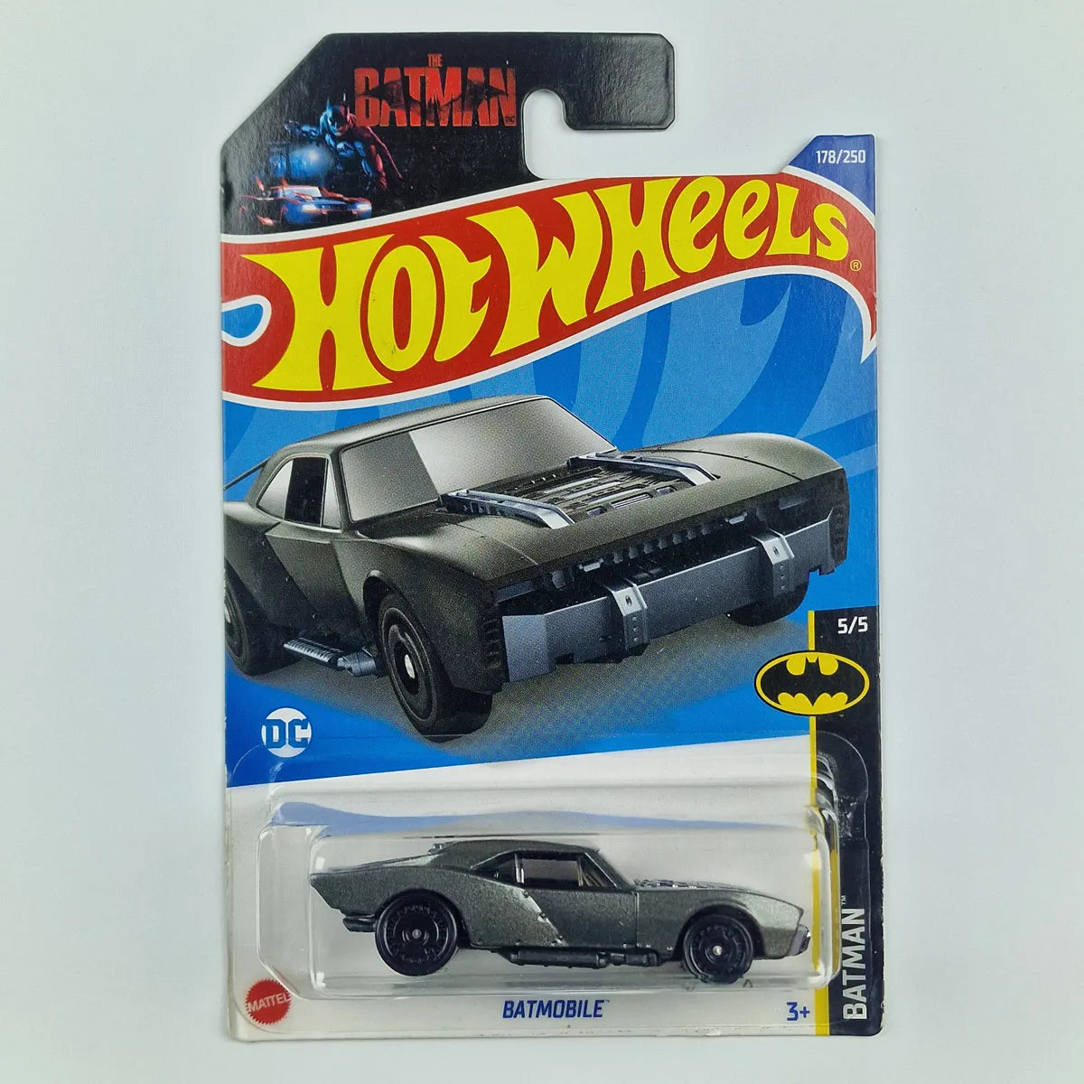 Hot Wheels Batmobile Dark Grey