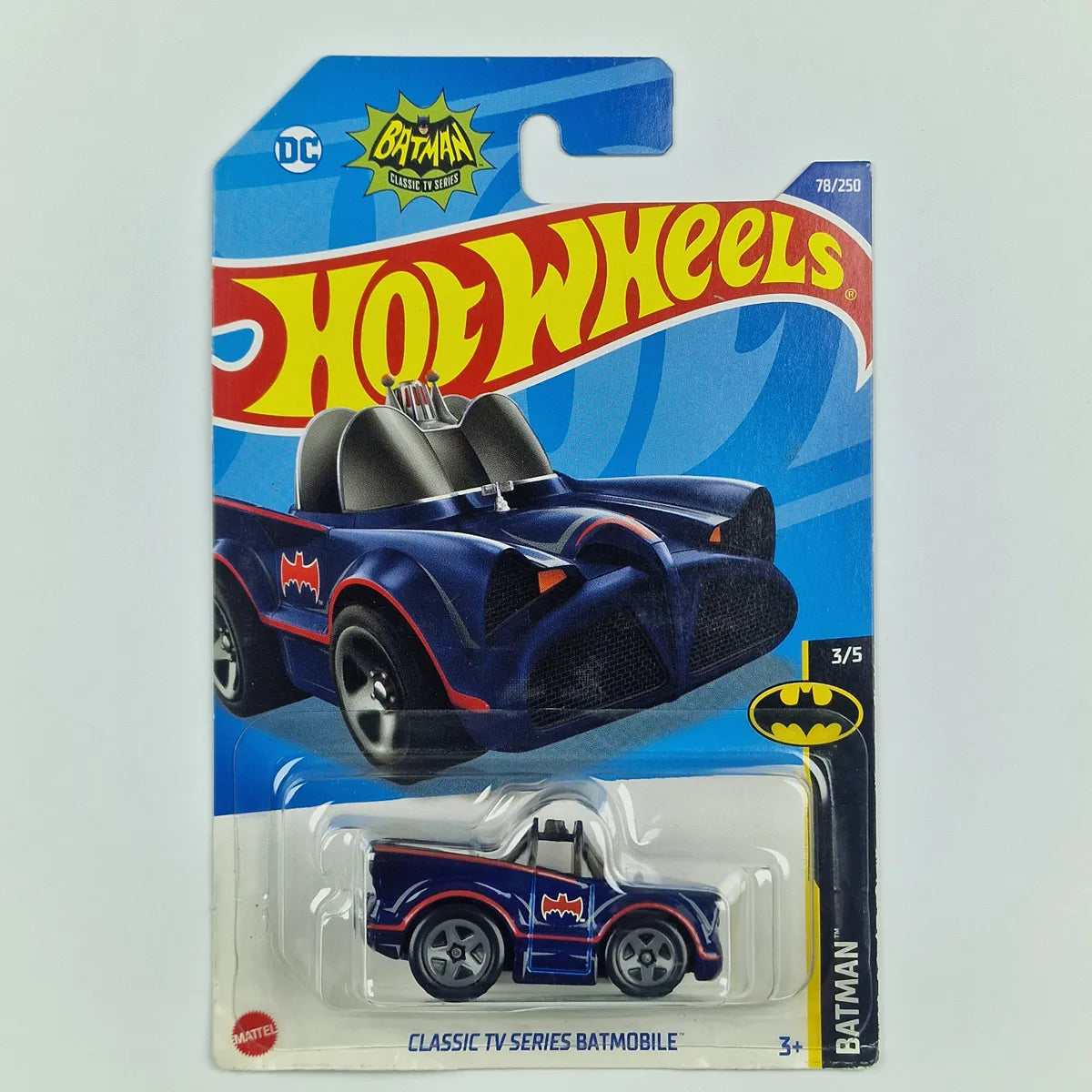 Hot Wheels Classic TV Series Batmobile Blue