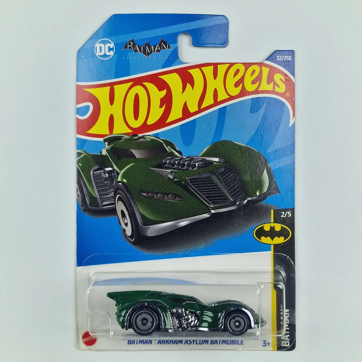 Hot Wheels Batman Arkham Asylum Batmobile Green