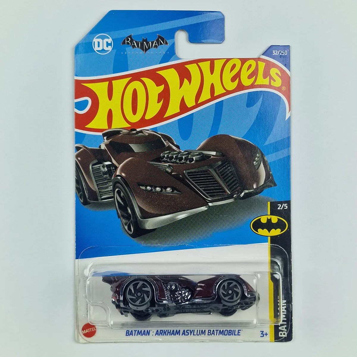 Hot Wheels Batman Arkham Asylum Batmobile Brown