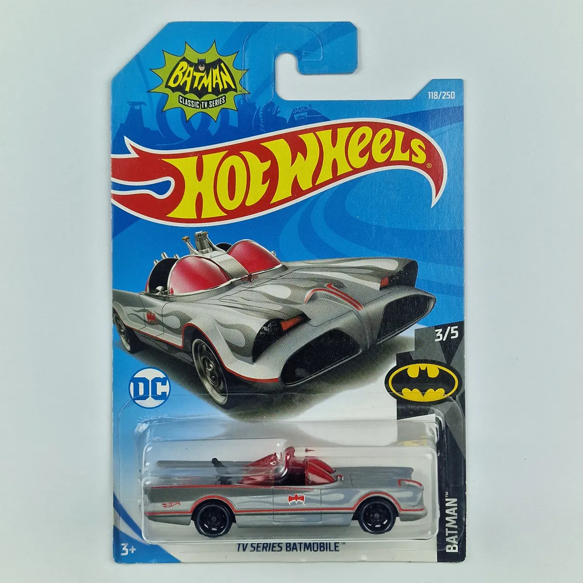Hot Wheels TV Series Batmobile Grey