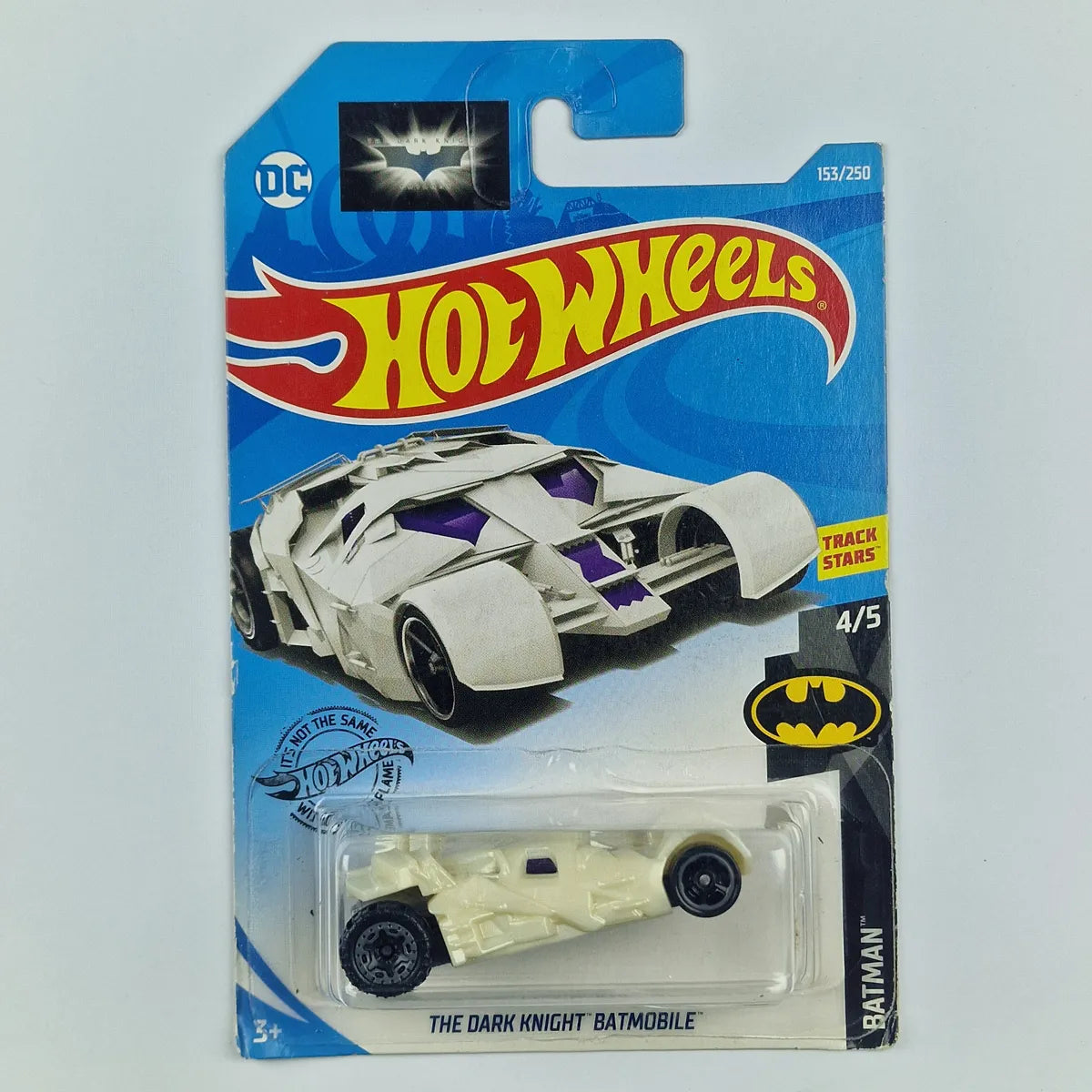 Hot Wheels The Dark knight Batmobile White