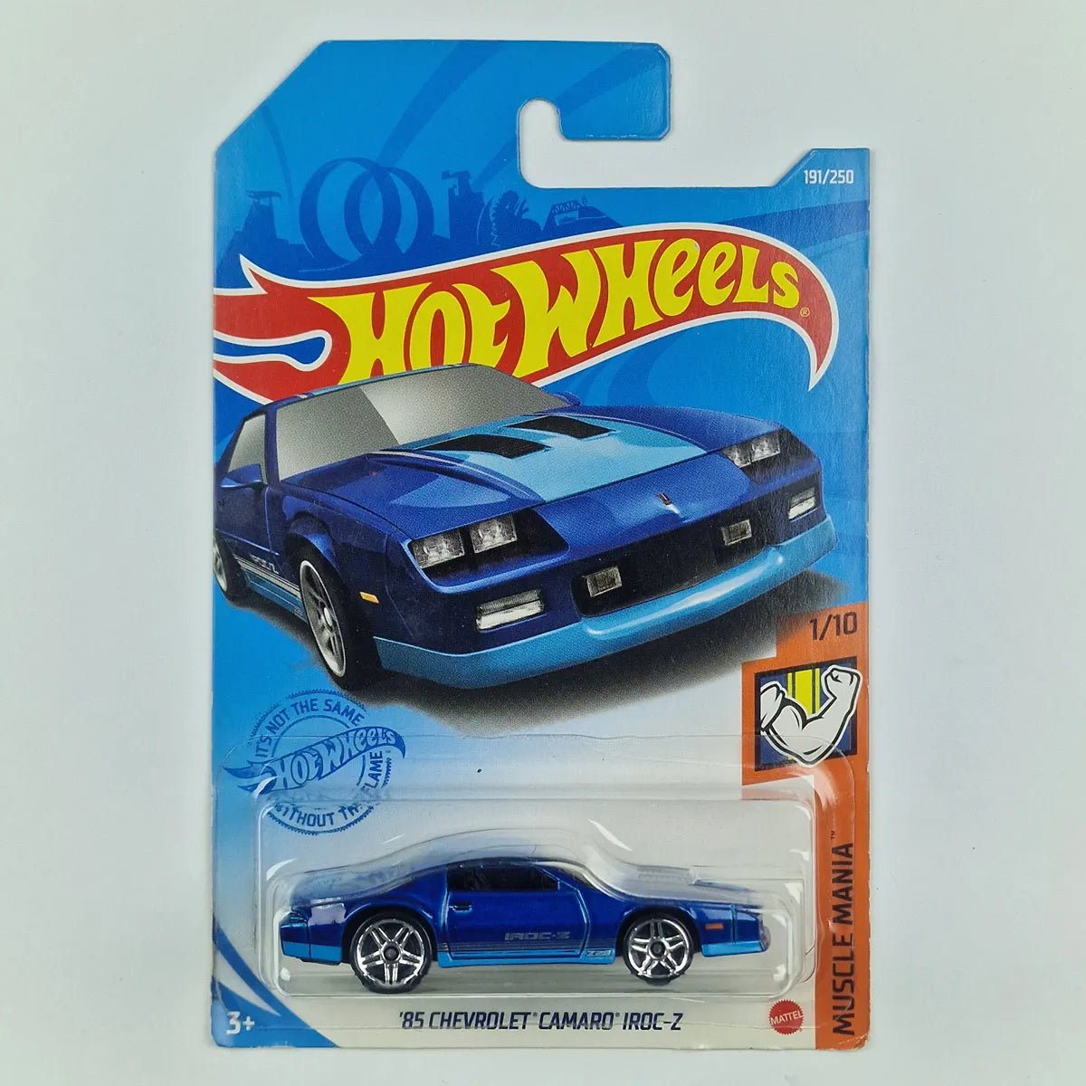 Hot Wheels 85 Chevrolet Camaro IROC-Z Blue