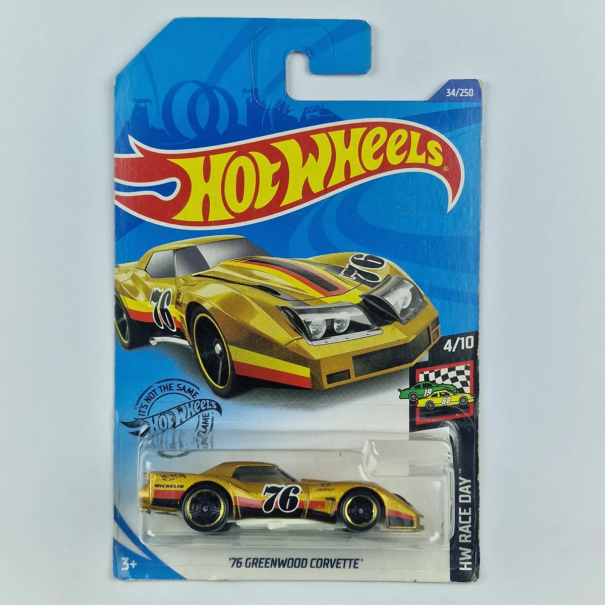 Hot Wheels 76 Greenwood Corvette Golden