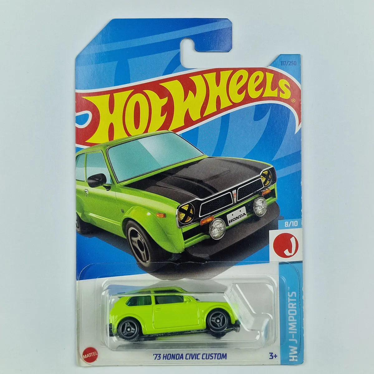 Hot Wheels 73 Honda Civic Custom Green