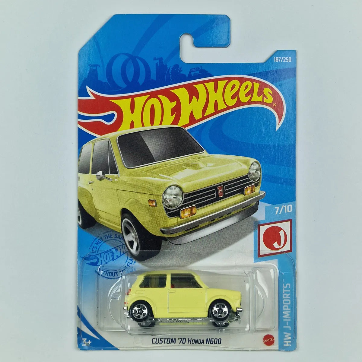 Hot Wheels Custom 70 Honda N600 Yellow