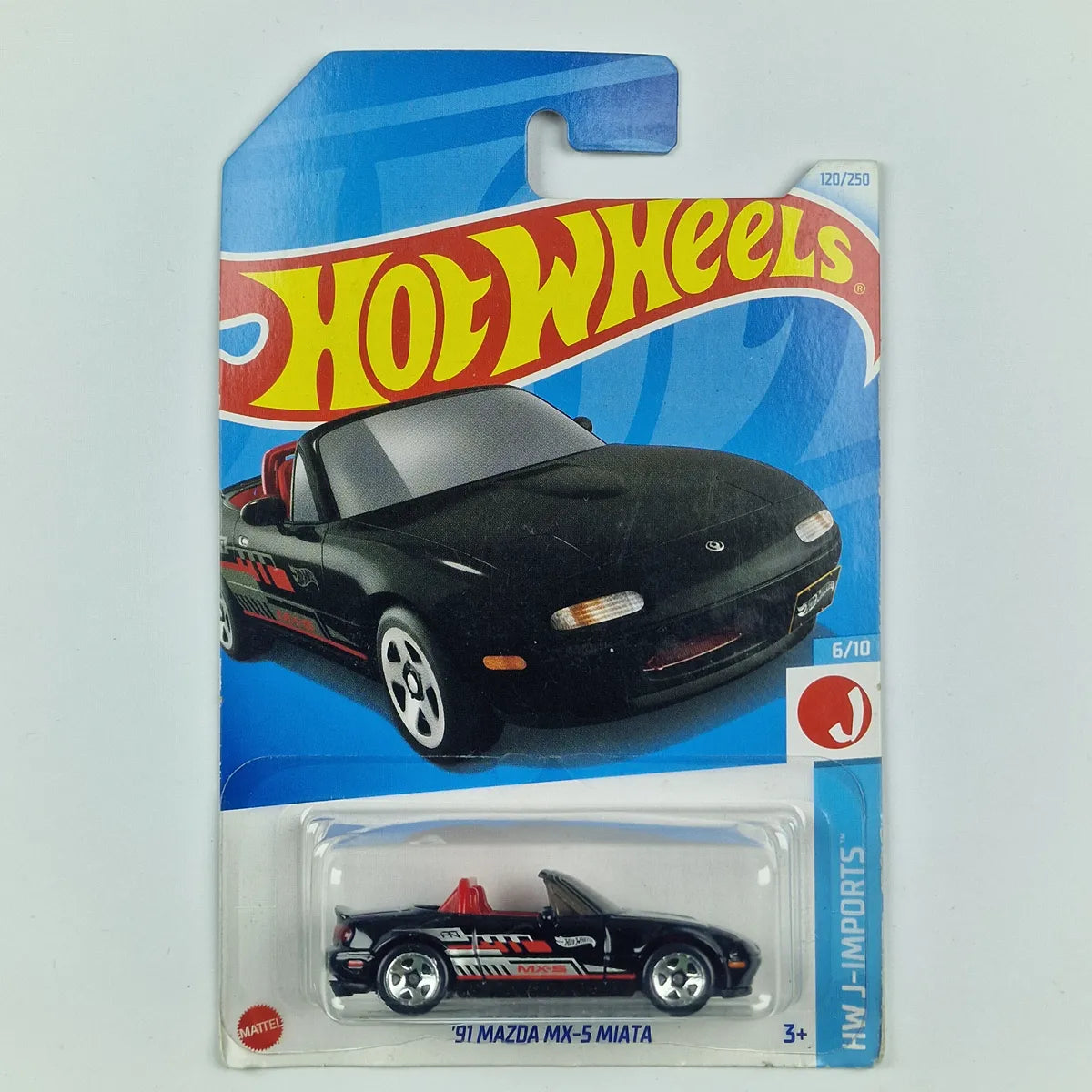 Hot Wheels 91 Mazda MX-5 Miata Black