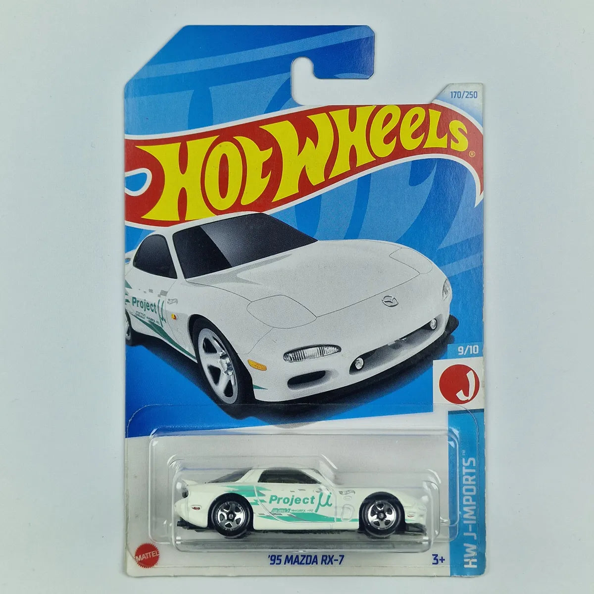 Hot Wheels 95 Mazda RX-7 White