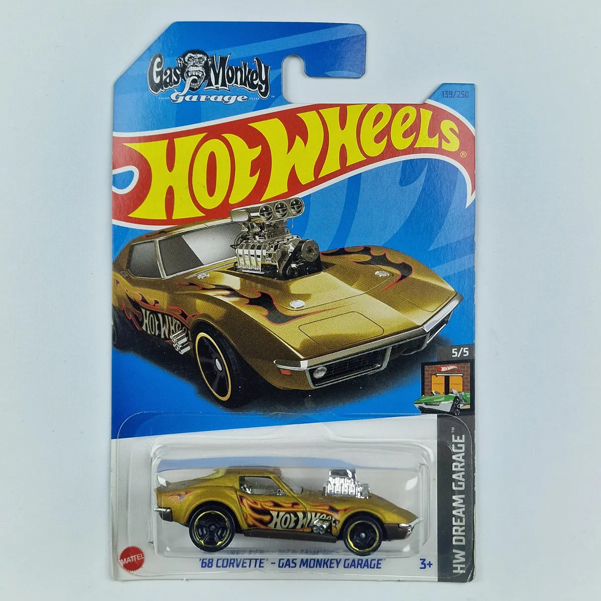 Hot Wheels 68 Corvette Gas Monkey Garage
