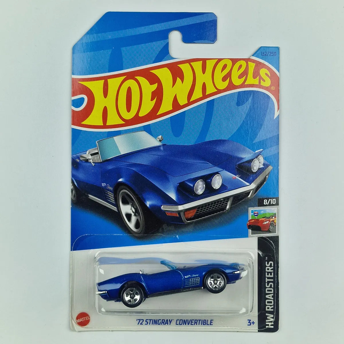 Hot Wheels 72 Stingray Convertible Blue
