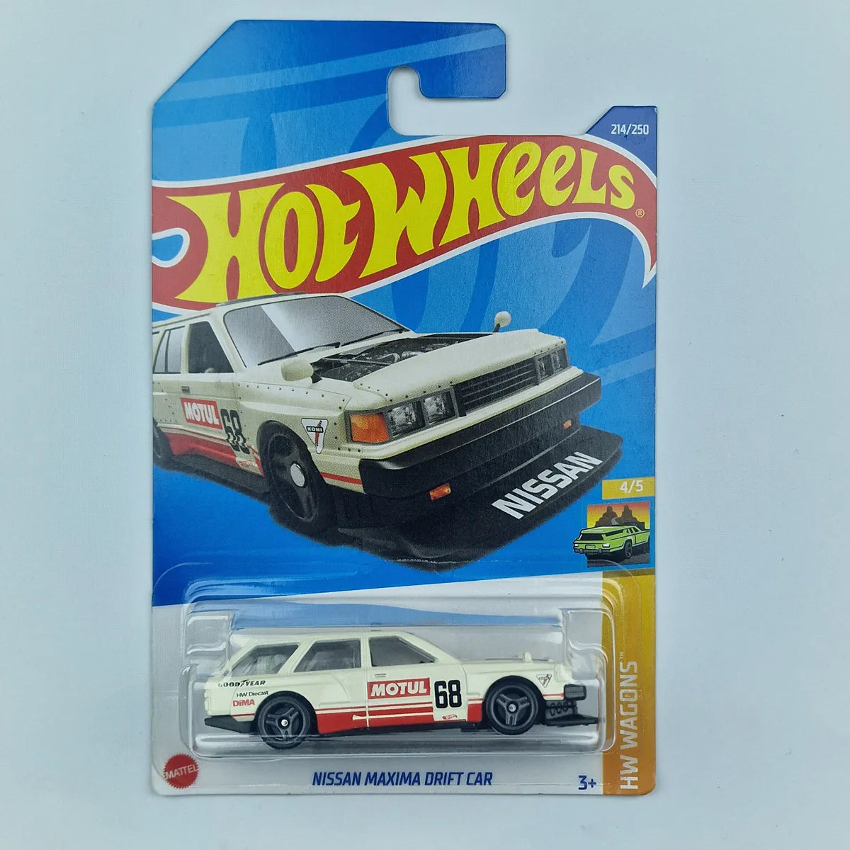 Hot Wheels Nissan Maxima Drift Car Off White
