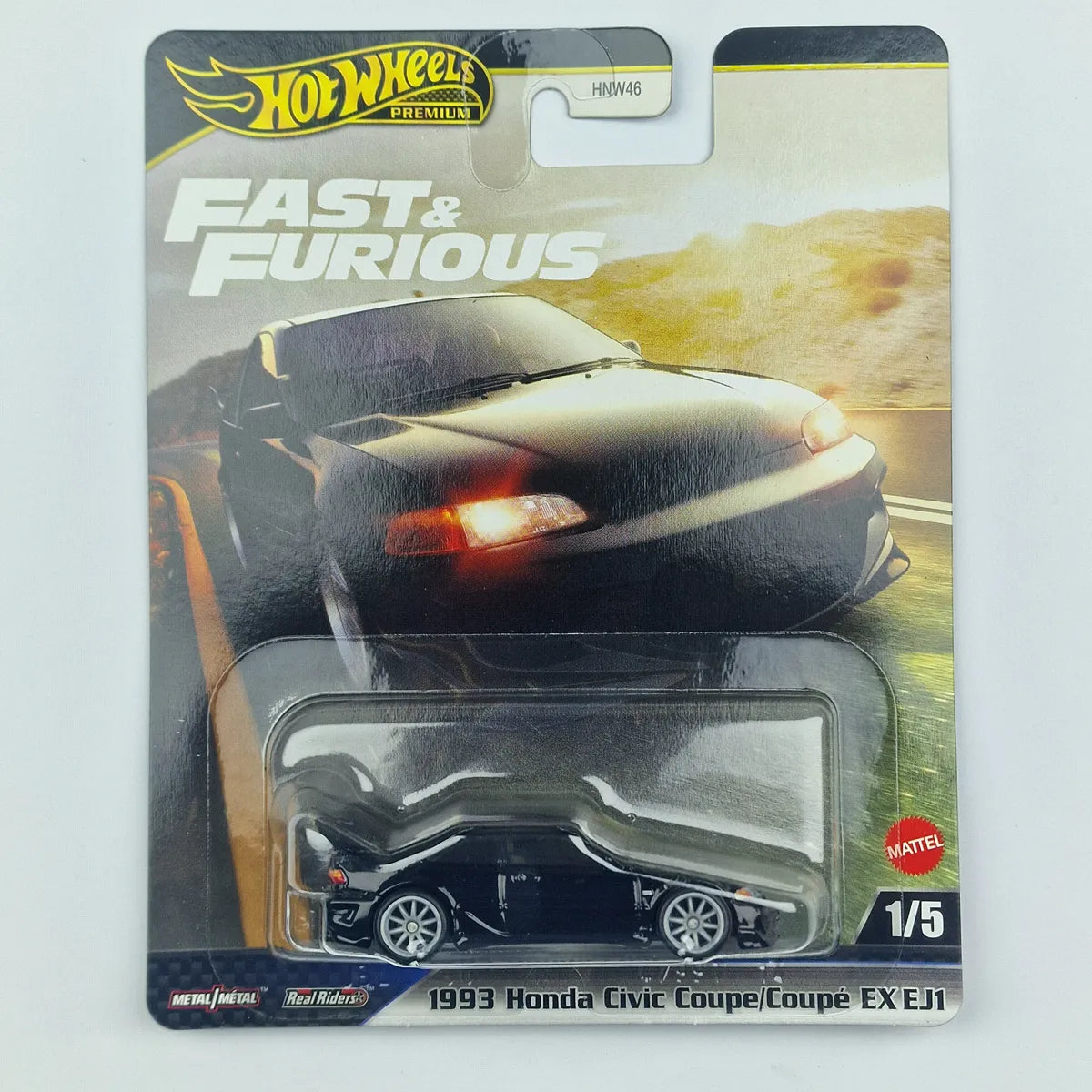 Hot Wheels Premium 1993 Honda Civic Coupe EX EJ1