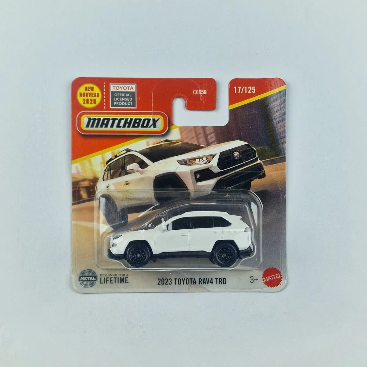 MatchBox 2023 Toyota Rav4 TRD White Short Card