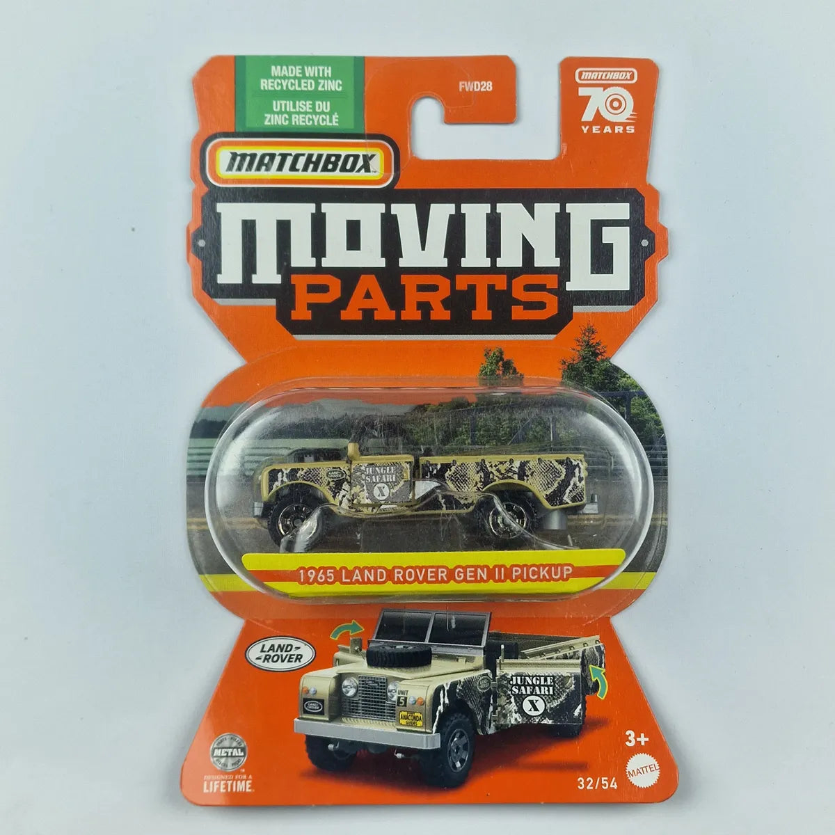 MatchBox Moving Parts 1965 Land Rover Gen II Pickup