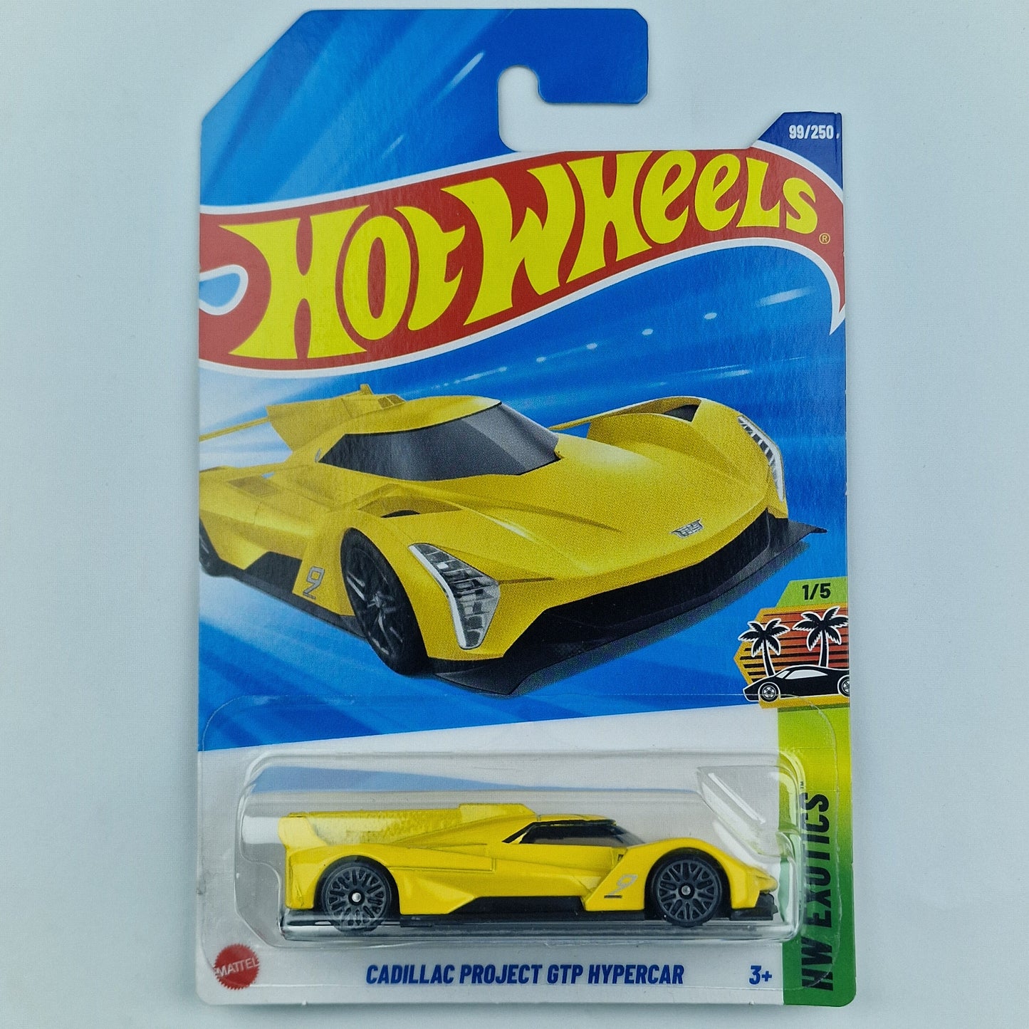 Hot Wheels Cadillac Project GTP Hypercar Yellow