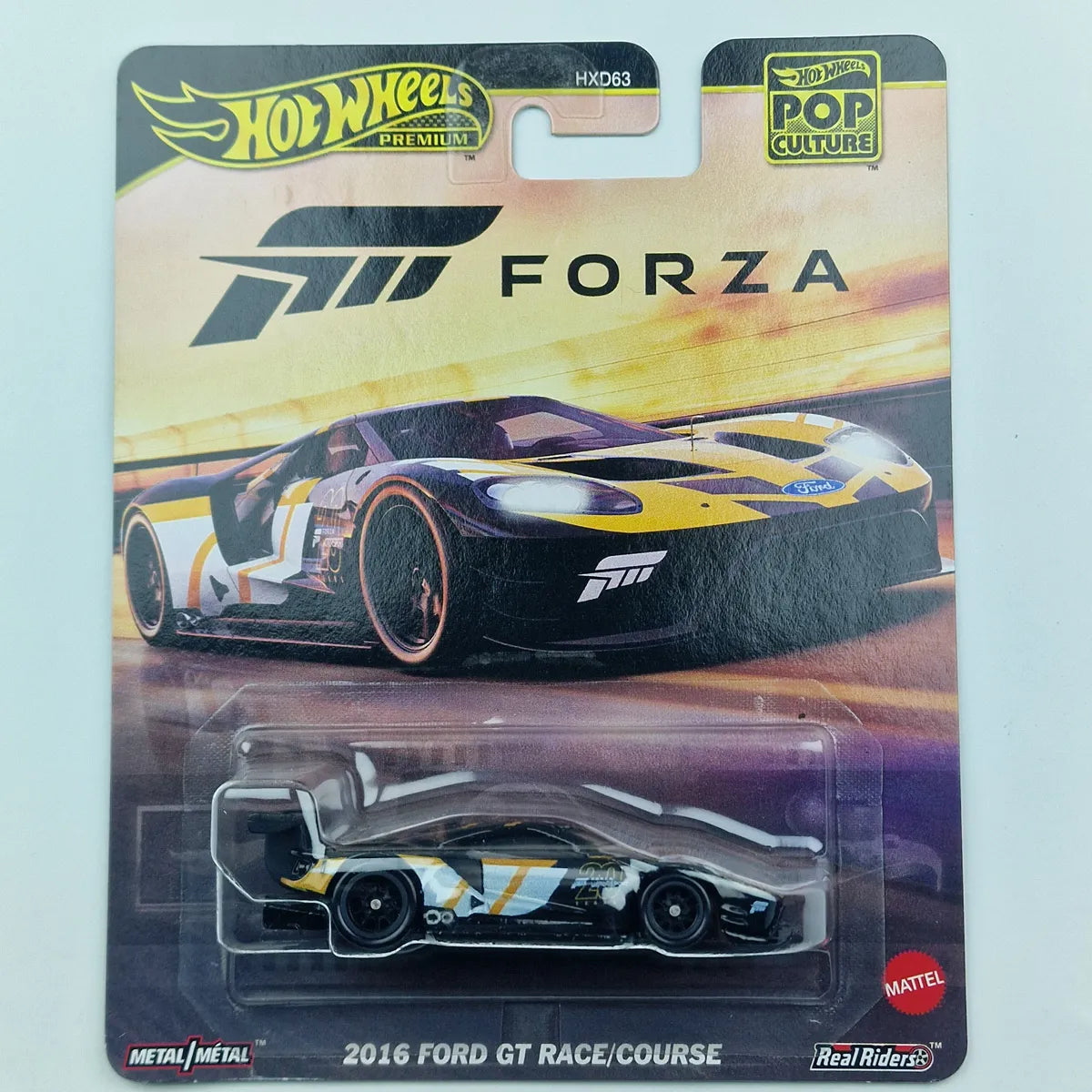 Hot Wheels Premium 2016 Ford GT Race Forza