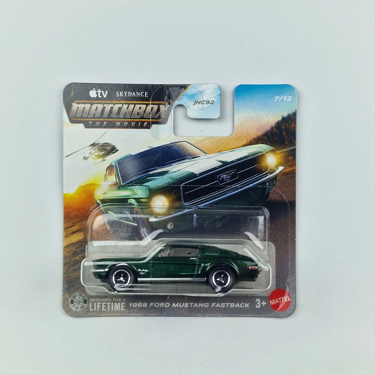 MatchBox The Movie 1968 Ford Mustang Fastback Green