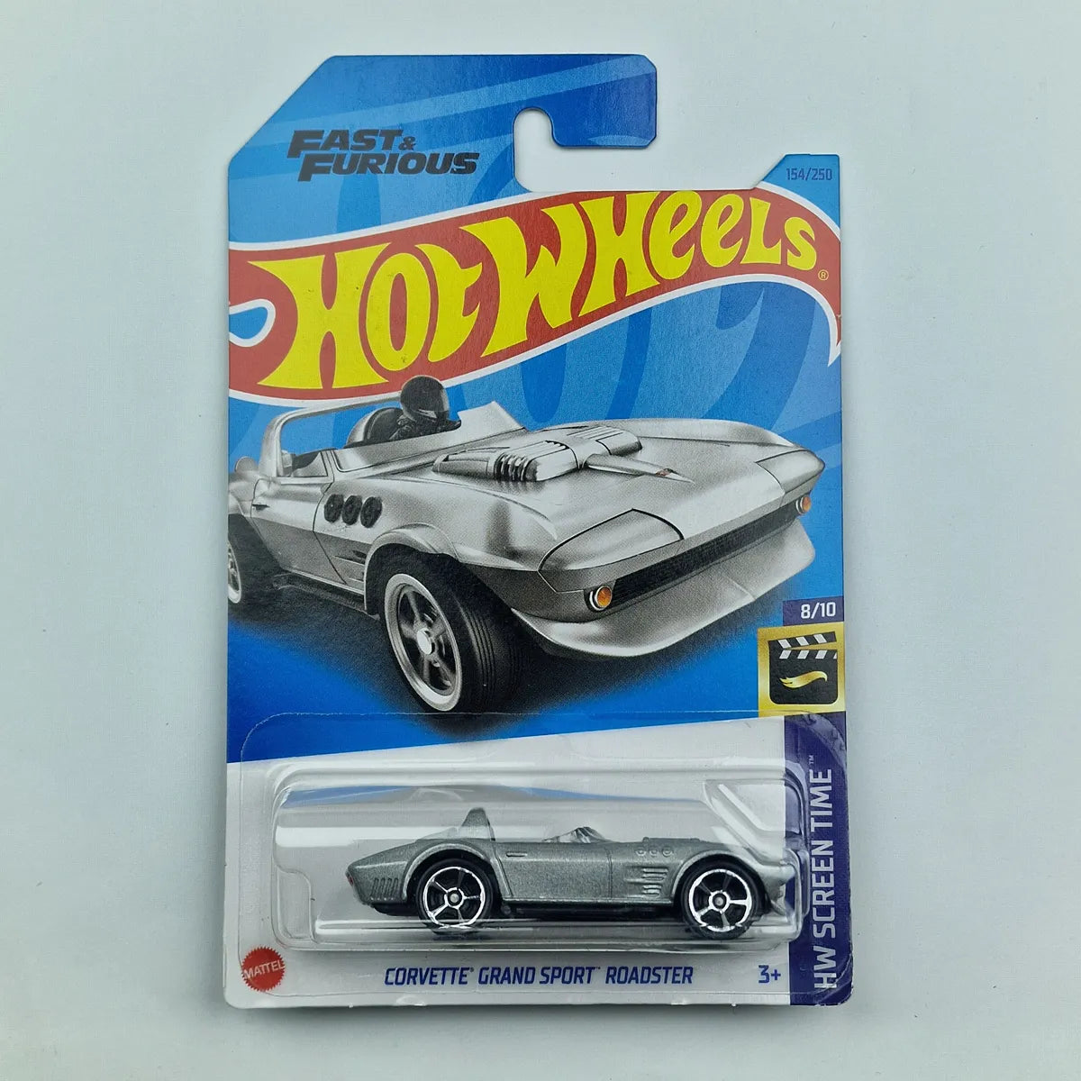 Hot Wheels Corvette Grand Sport Roadster Silver