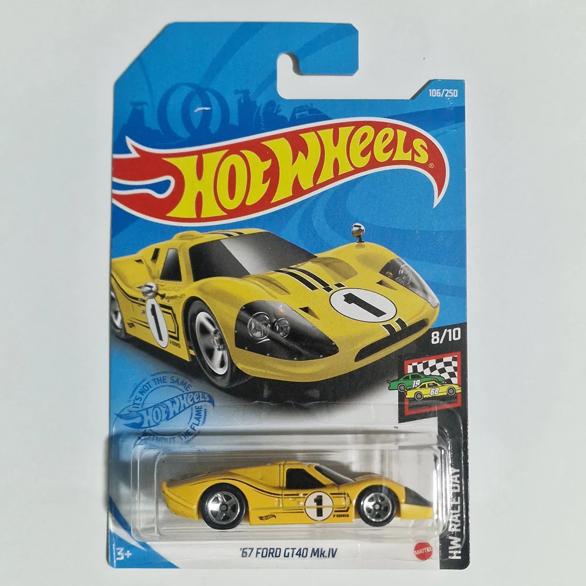 Hot Wheels 67 Ford GT40 Mk.IV Yellow