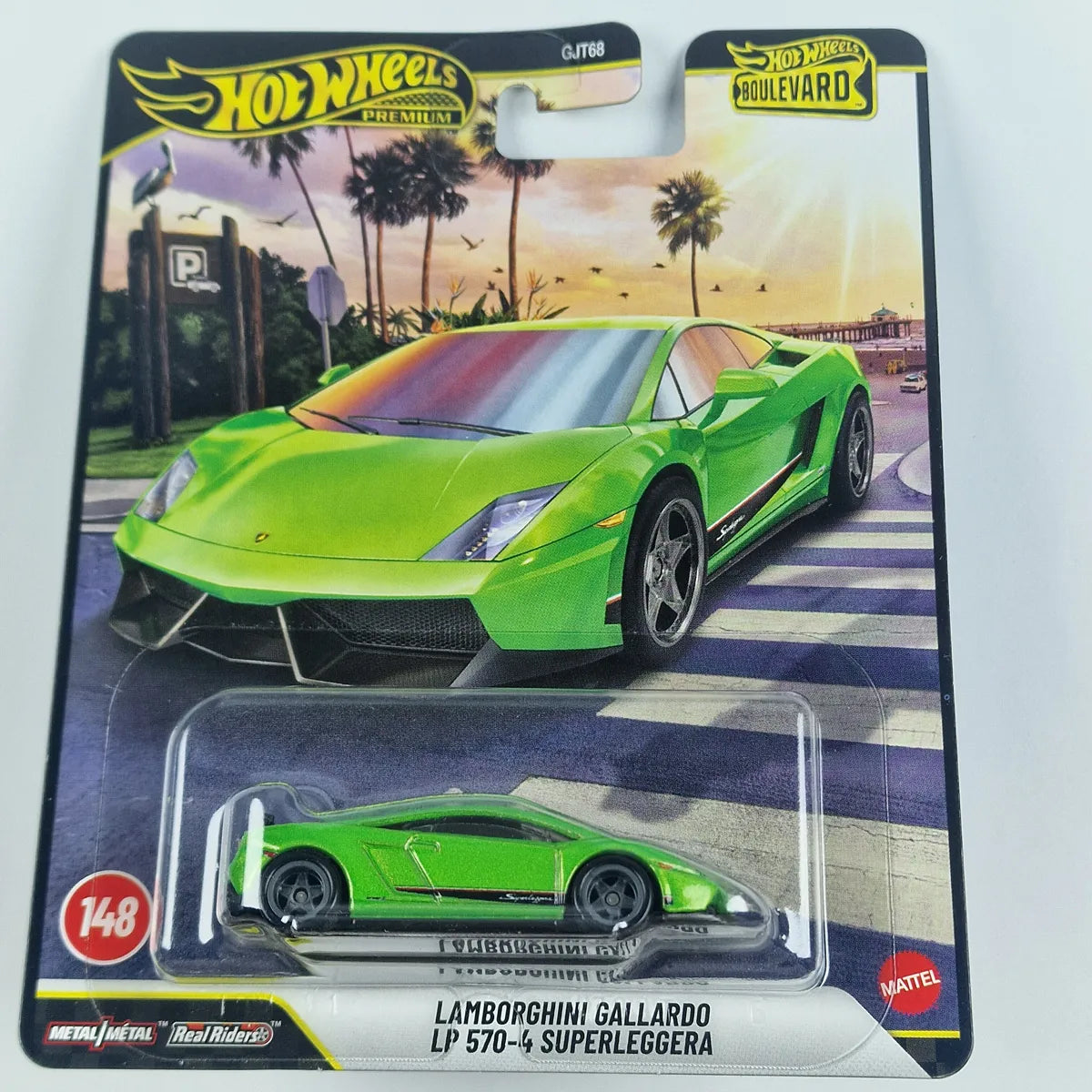 Hot Wheels Premium Lamborghini Gallardo LP 570-4 Superleggera Green