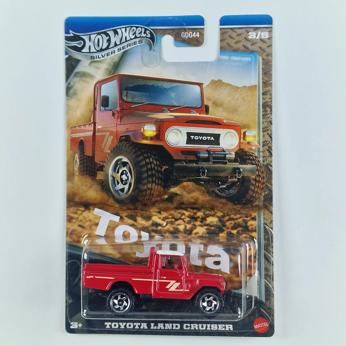Hot Wheels Silver Series Toyota Land Cruiser Red