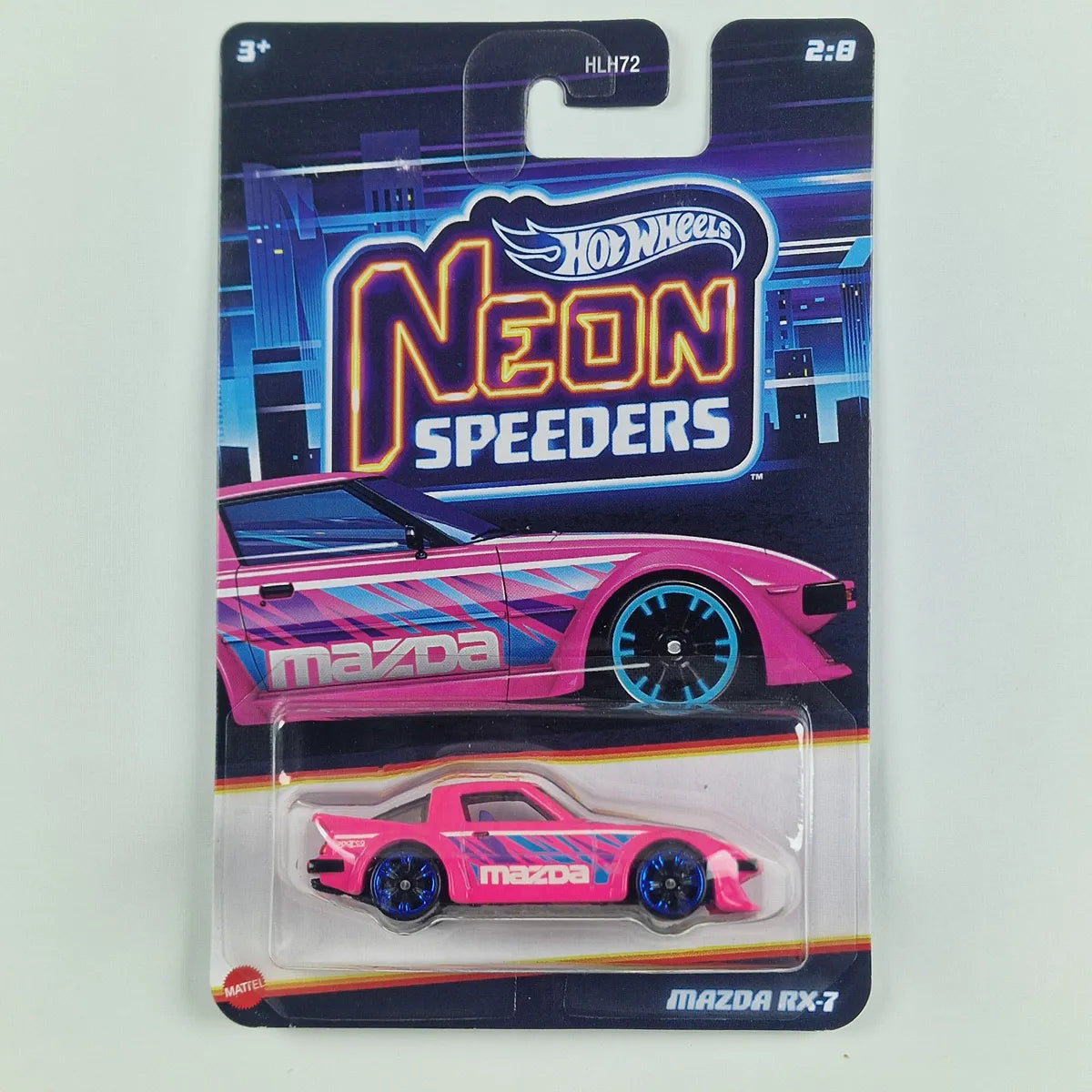 Hot Wheels Neon Speeders Mazda RX-7 Pink